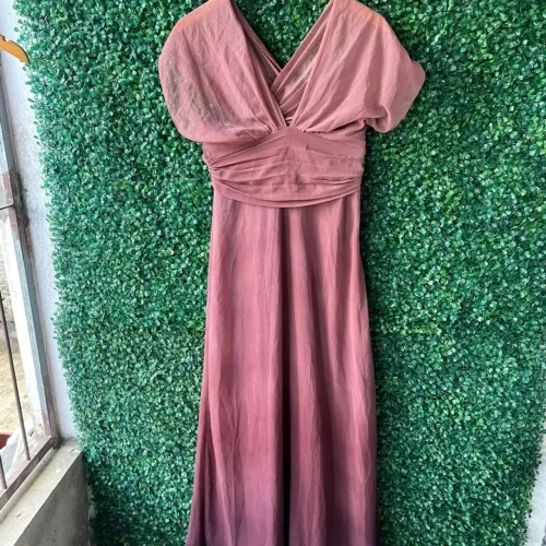 VESTIDO DE FESTA DEGRADÊ ROSÊ