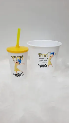 Kit balde de pipoca com copo