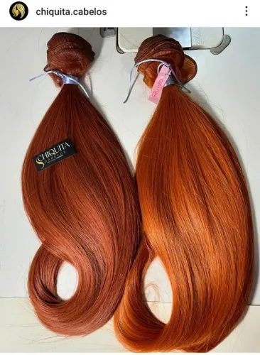 Cabelo biofibra idêntico ao humano.