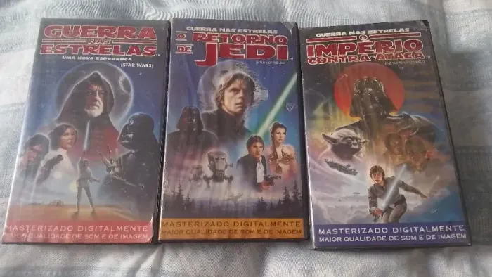 Vhs Trilogia Guerra Nas Estrelas Episodio 4, 5 E 6