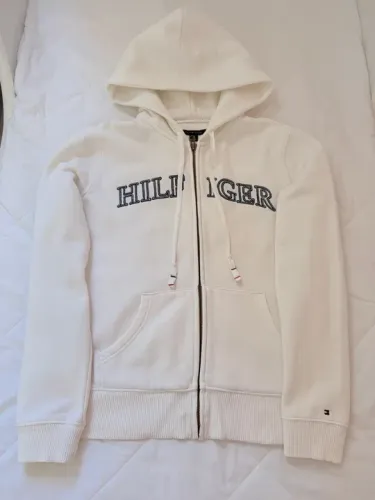 Blusa de moletom da Tommy Hilfilger original feminina off white