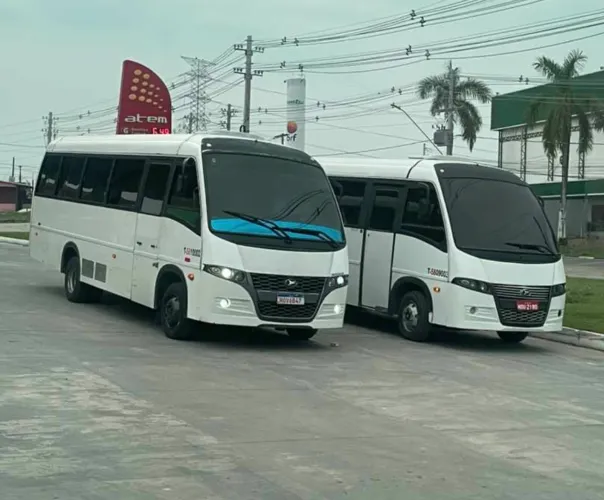 Aluguel de van microônibus e ônibus