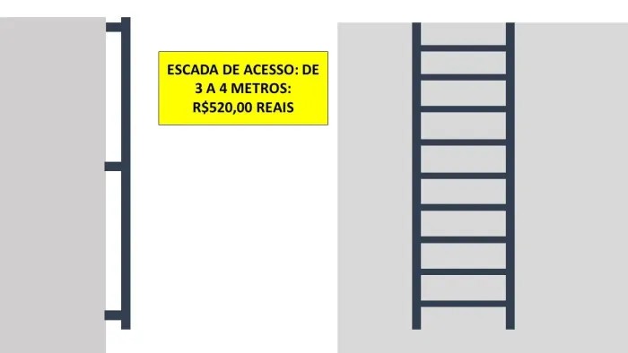 Escada de acesso 