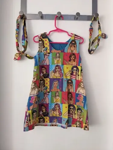 Vestido Infantil Estampado 4/5 anos 