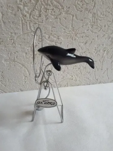 Ornamento Lembrança Aquário Nagoya Japão Baleia Movimento de Vai e Vem