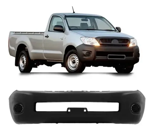 Parachoque Dianteiro Hilux Srv 2009 2010 2011 Sem Furo Moldura