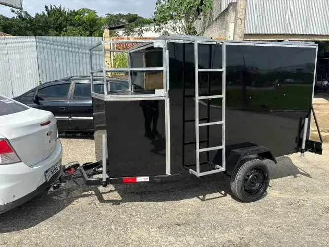 Carretinha Baú Trailer Drone Agrícola 