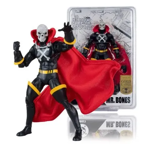 Mr.Bones (Infinity Inc #16) with Lithograph (Gold Label) McFarlane DC