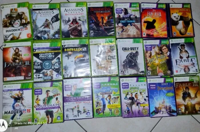 Jogos originais Xbox 360 em Dvd, passo cartão