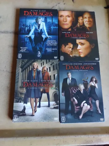 Damages A Série 4 Temporadas Box 12 Dvds
