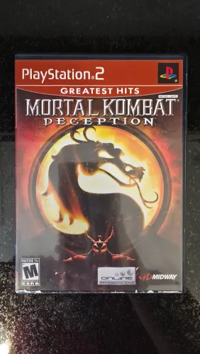 Mortal Kombat Deception - PS2 - Original americano COMPLETO