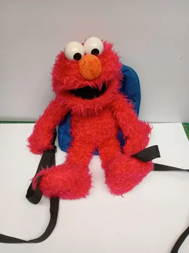 Mochila Elmo vila sésamo original 45 cm  ano de 2010