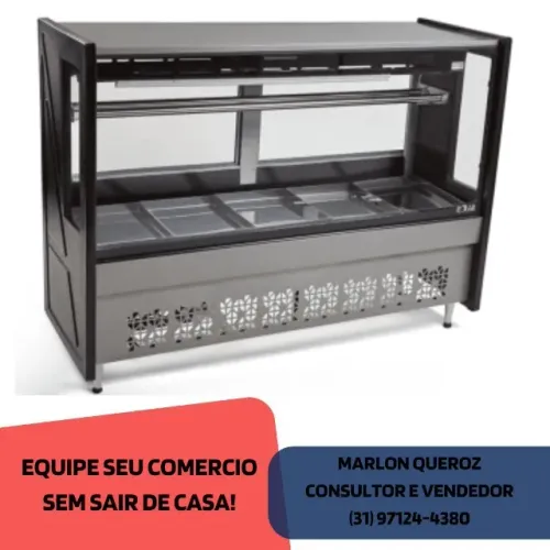 Balcão de Açougue 1,75M Preto 127 /220 Polar