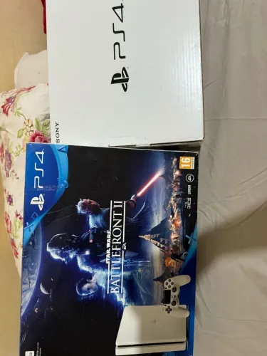 Console Playstation 4 slim Branco Glacier White