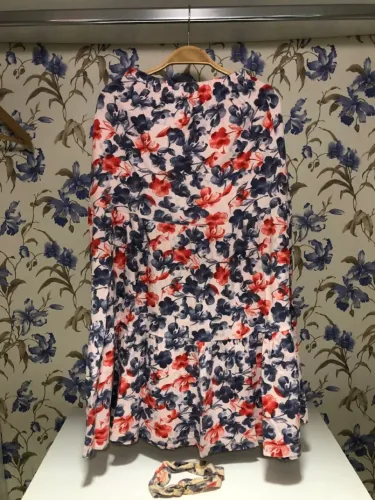 SAIA LONGA HERING KIDS AZUL VERMELHA