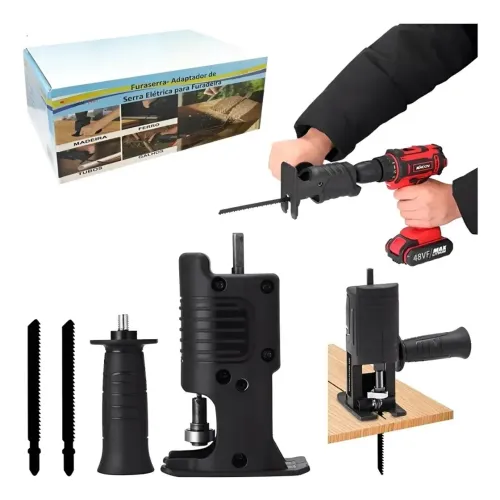 Adaptador Para transformar Furadeira em serra tico tico