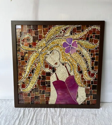 Quadro decorativo de mosaico