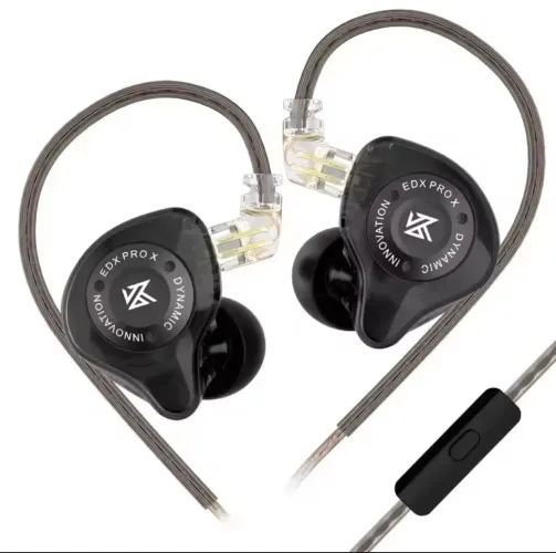 Fones Intra-Auricular KZ EDX Pro X - Grave Potente, Som Profissional