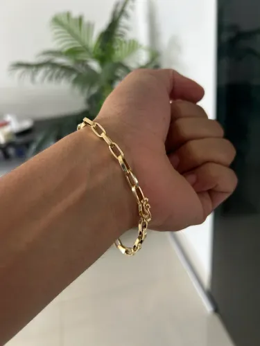 Pulseira de ouro 18k nova
