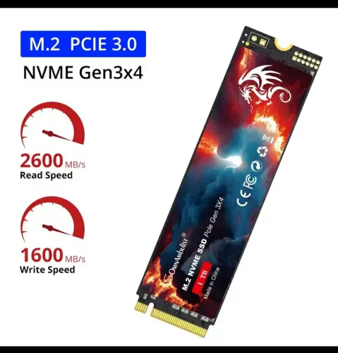 SSD NVMe M.2 256gb - SOMBULIST