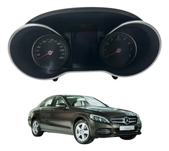 Painel Instrumento Mercedes-benz C180 C200 2015 2017 Preto