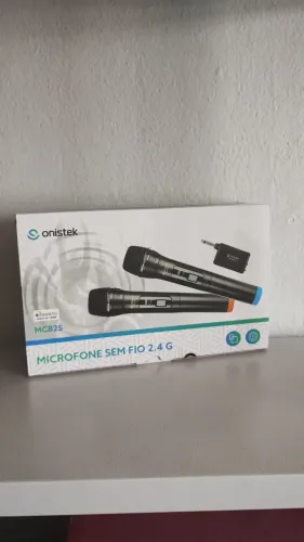 MICROFONE SEM FIO PROFISSIONAL, KIT 2 MICROFONES