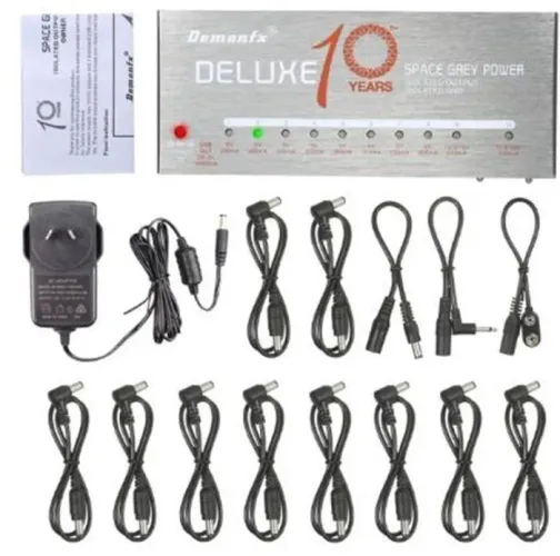 Fonte para pedais Demonfx Deluxe Space Grey Power