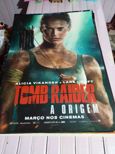 Cartaz Tomb Raider Origem! Cinema