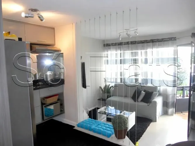 Park Plaza Brooklin, flat disponível para locação contendo 48m², 01 dormitório e 01 vaga d