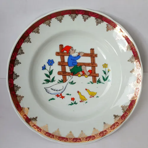 Prato porcelana Schmidt antigo