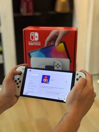 Nintendo Switch OLED Semi Novo Branco