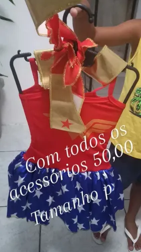 Fantasia mulher maravilha 