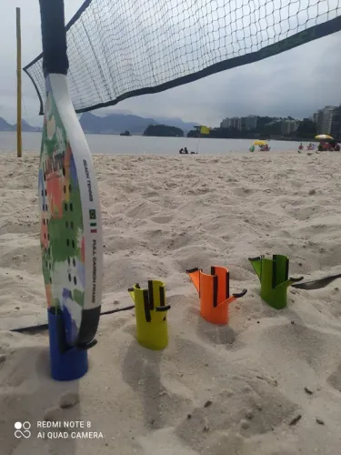 Suporte para raquete de Beach Tennis