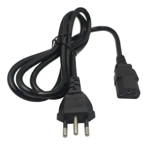Cabo de Força Energia Computador Pc Monitor Balança de 40kg