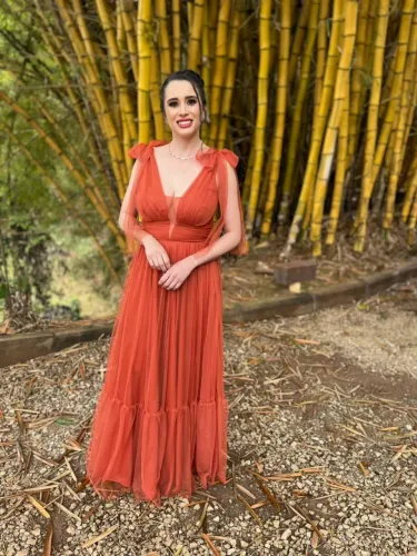 Vestido de festa- Veste do 36 ao 38