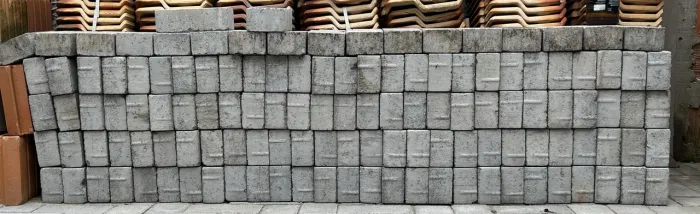 Paver de concreto, 127 peças novas