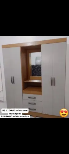 NOVOS NA CAIXA Guarda-Roupa Moderno CASAL