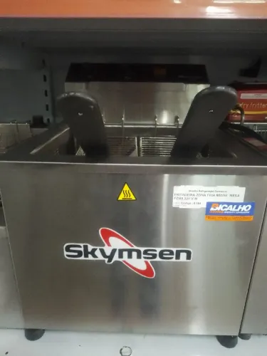 Fritadeira Zona Fria 8000W Mesa Skymsen Nova