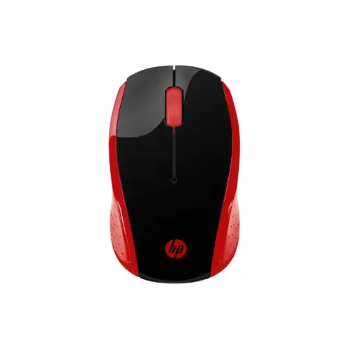 Mouse Sem Fio HP 200 Oman Vermelho - WZetta