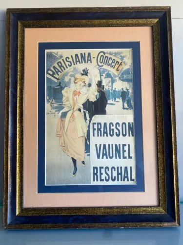 Quadro Decorativo Francês Parisiana Concert
