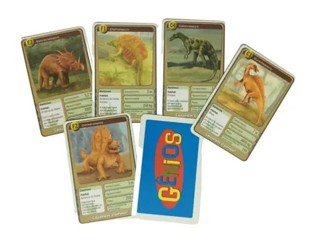 jogo de cartas super copag dinossauros