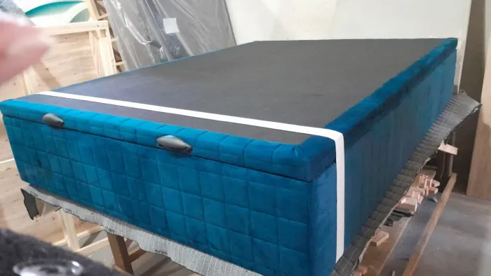 Box bau Casal (bordado)Direto de Fábrica ?