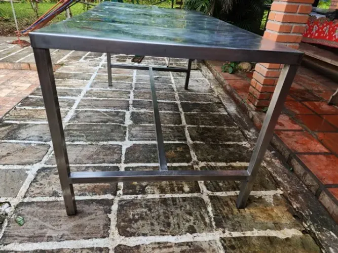 MESA DE MANIPULAÇÃO TOTAL INOX PARA AÇOUGUE OU COZINHAS INDUSTRIAIS
