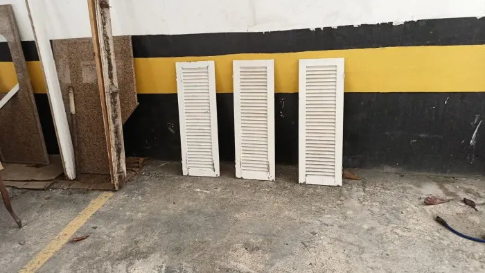 3 Venezianas de Madeira para Janela ou porta 95 X 30