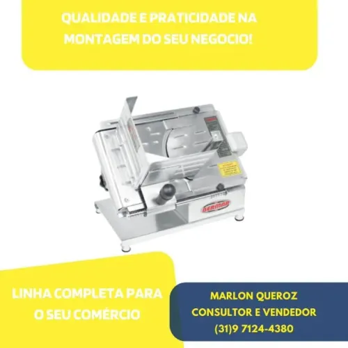 Fatiador de Frios Bermar Inox Lamina 22CM