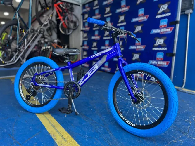 Bicicleta ZT3 aro 20 com marcha e freio à disco 