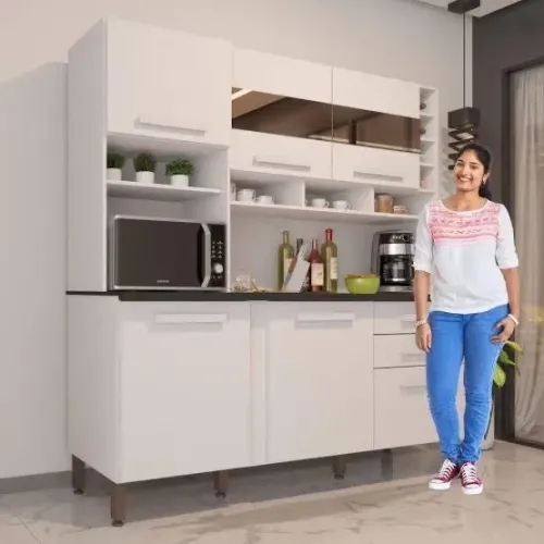 Armário de cozinha compacto com espelho Alexia 182 ENTREGA HOJE !!!
