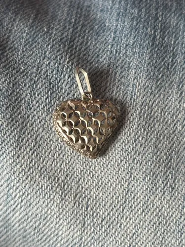 Pingente coração prata 925 legítima 
