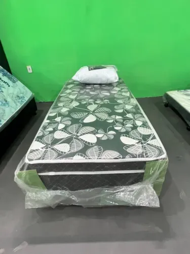 Cama box solteiro D-28 a pronta entrega ou retirada em loja