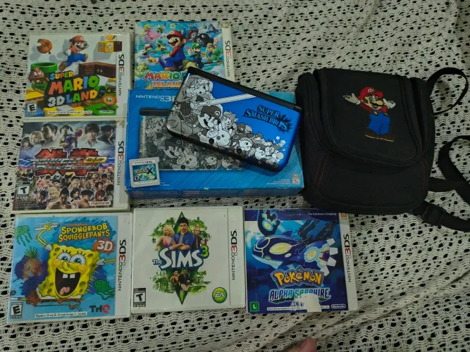 Nintendo 3DS XL desbloqueado - Smash Bros